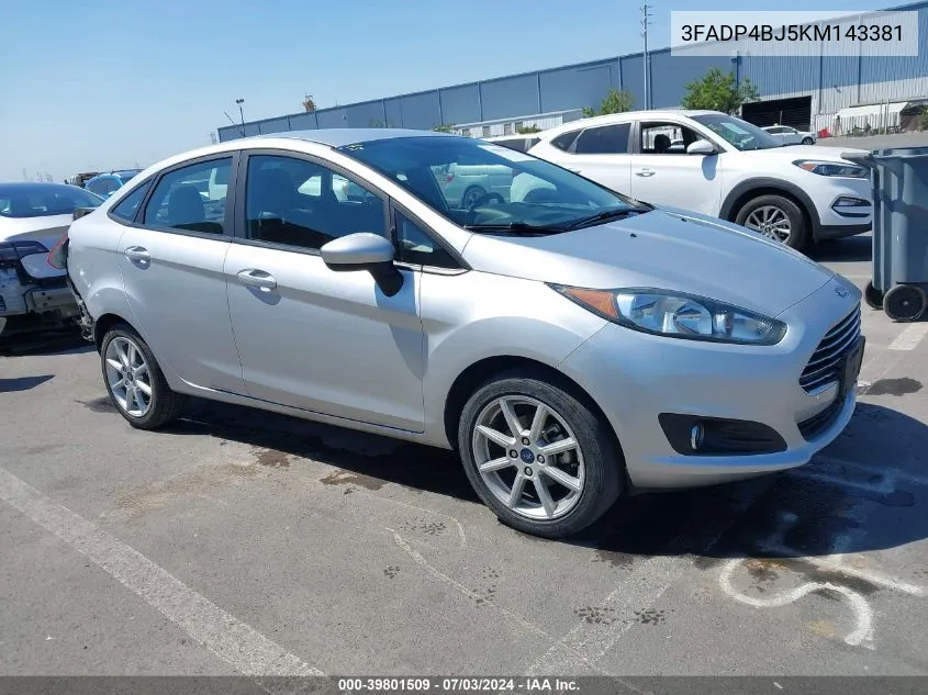 3FADP4BJ5KM143381 2019 Ford Fiesta Se