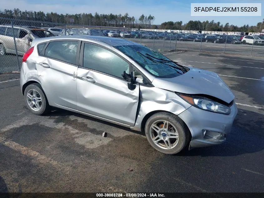 3FADP4EJ2KM155208 2019 Ford Fiesta Se