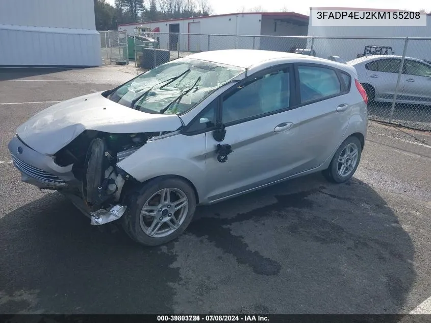 3FADP4EJ2KM155208 2019 Ford Fiesta Se