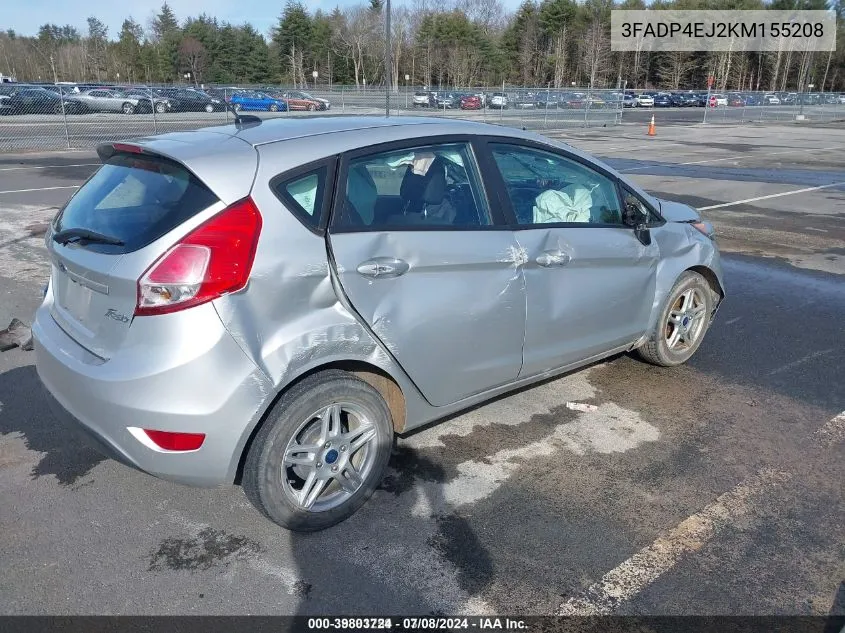 3FADP4EJ2KM155208 2019 Ford Fiesta Se