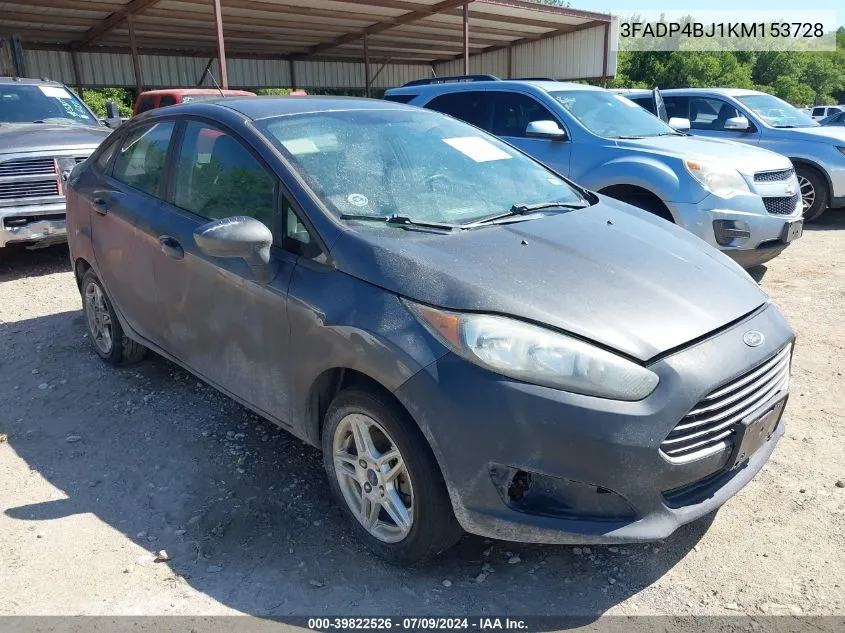 3FADP4BJ1KM153728 2019 Ford Fiesta Se