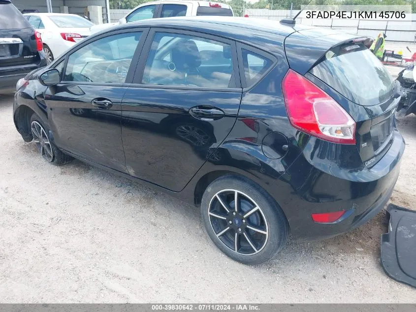 3FADP4EJ1KM145706 2019 Ford Fiesta Se