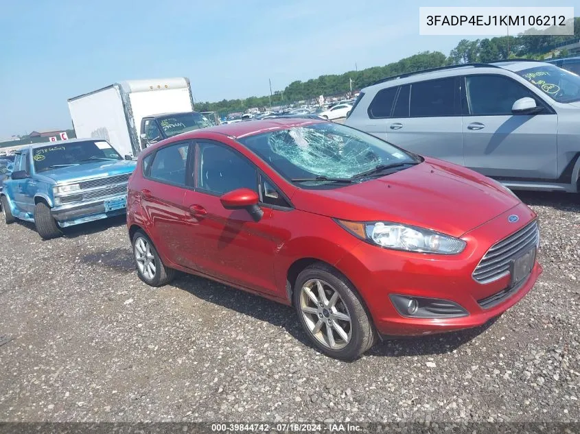 2019 Ford Fiesta Se VIN: 3FADP4EJ1KM106212 Lot: 39844742