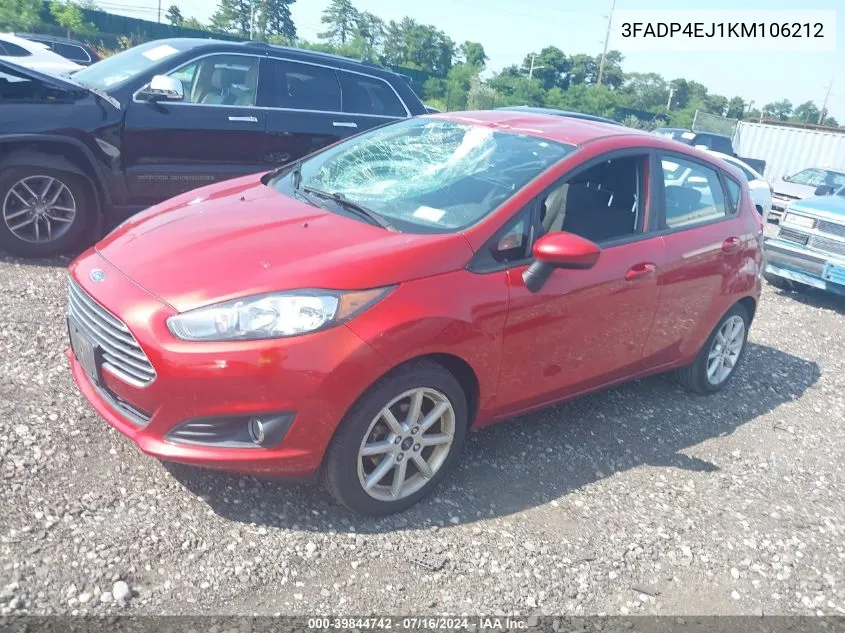 3FADP4EJ1KM106212 2019 Ford Fiesta Se