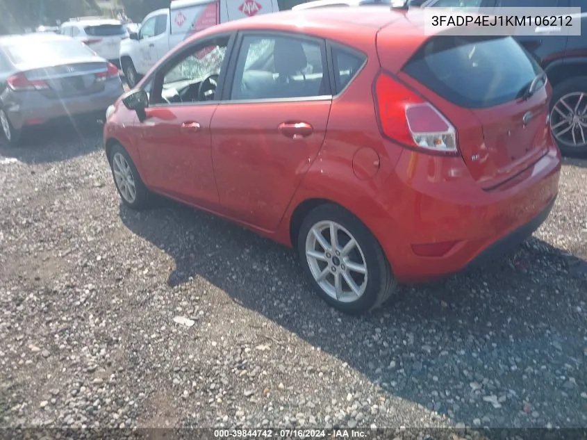 3FADP4EJ1KM106212 2019 Ford Fiesta Se