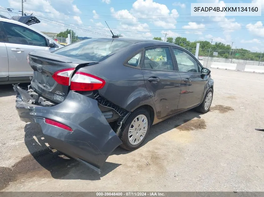 2019 Ford Fiesta Se VIN: 3FADP4BJXKM134160 Lot: 39848400