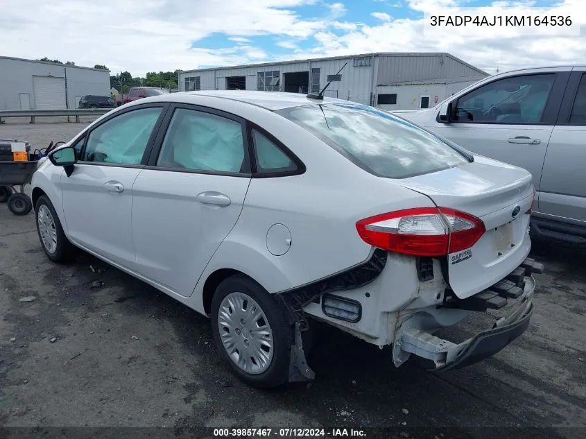 3FADP4AJ1KM164536 2019 Ford Fiesta S