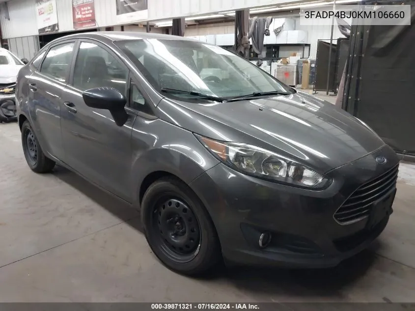 3FADP4BJ0KM106660 2019 Ford Fiesta Se