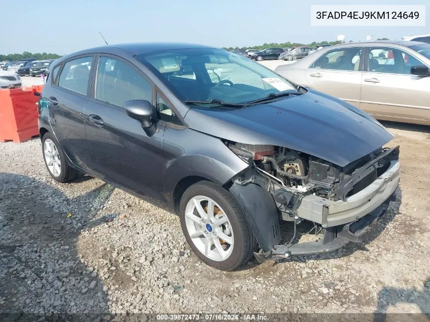 3FADP4EJ9KM124649 2019 Ford Fiesta Se