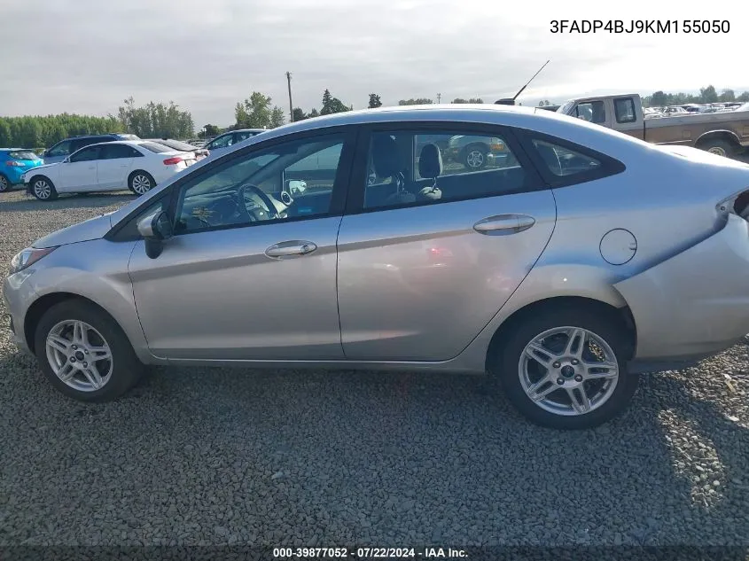 2019 Ford Fiesta Se VIN: 3FADP4BJ9KM155050 Lot: 39877052