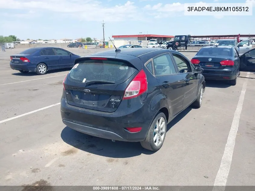 3FADP4EJ8KM105512 2019 Ford Fiesta Se