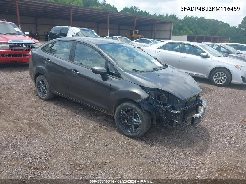 3FADP4BJ2KM116459 2019 Ford Fiesta Se