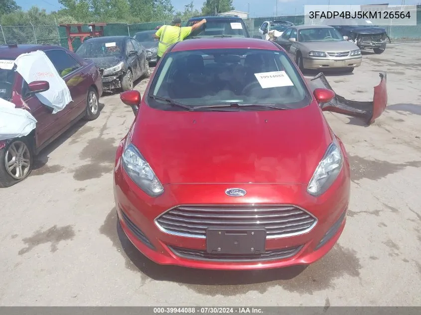 3FADP4BJ5KM126564 2019 Ford Fiesta Se