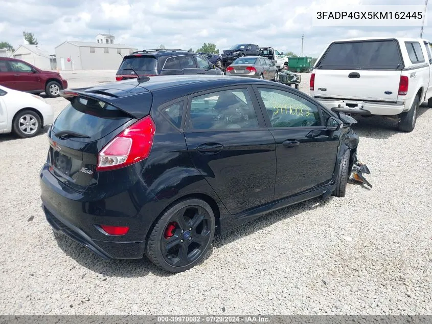 2019 Ford Fiesta St VIN: 3FADP4GX5KM162445 Lot: 39970082