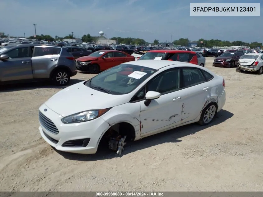 3FADP4BJ6KM123401 2019 Ford Fiesta Se