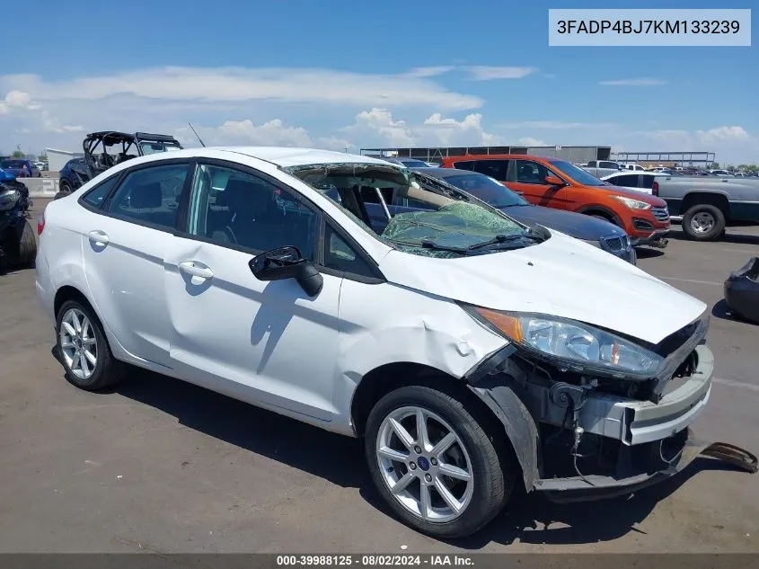 3FADP4BJ7KM133239 2019 Ford Fiesta Se