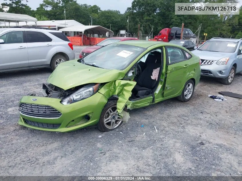 3FADP4BJ7KM126713 2019 Ford Fiesta Se