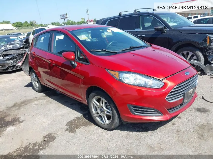 2019 Ford Fiesta Se VIN: 3FADP4EJ9KM129818 Lot: 39997904