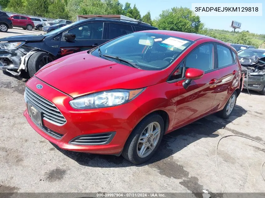 2019 Ford Fiesta Se VIN: 3FADP4EJ9KM129818 Lot: 39997904