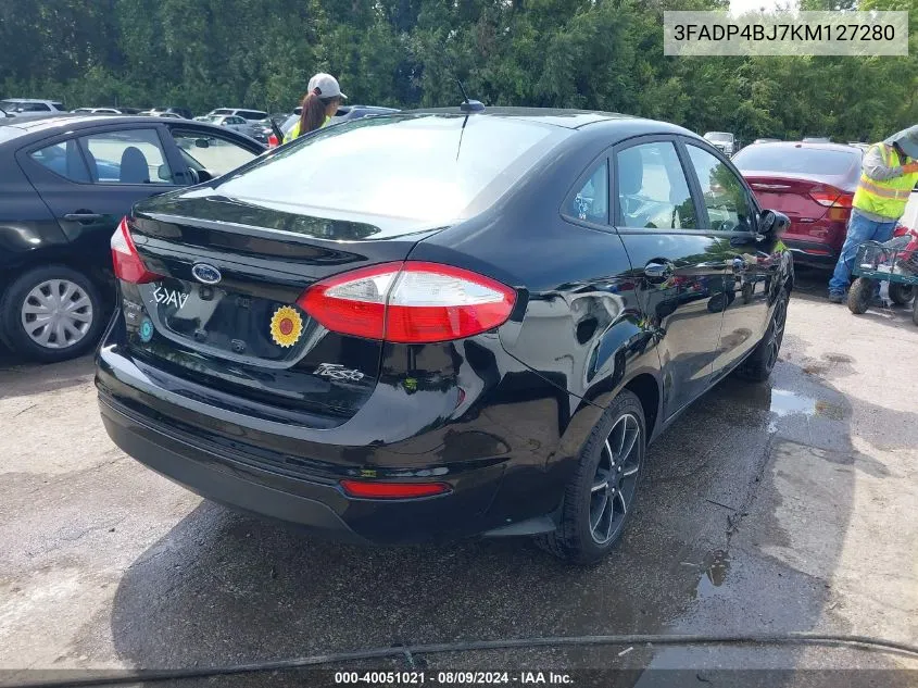 3FADP4BJ7KM127280 2019 Ford Fiesta Se