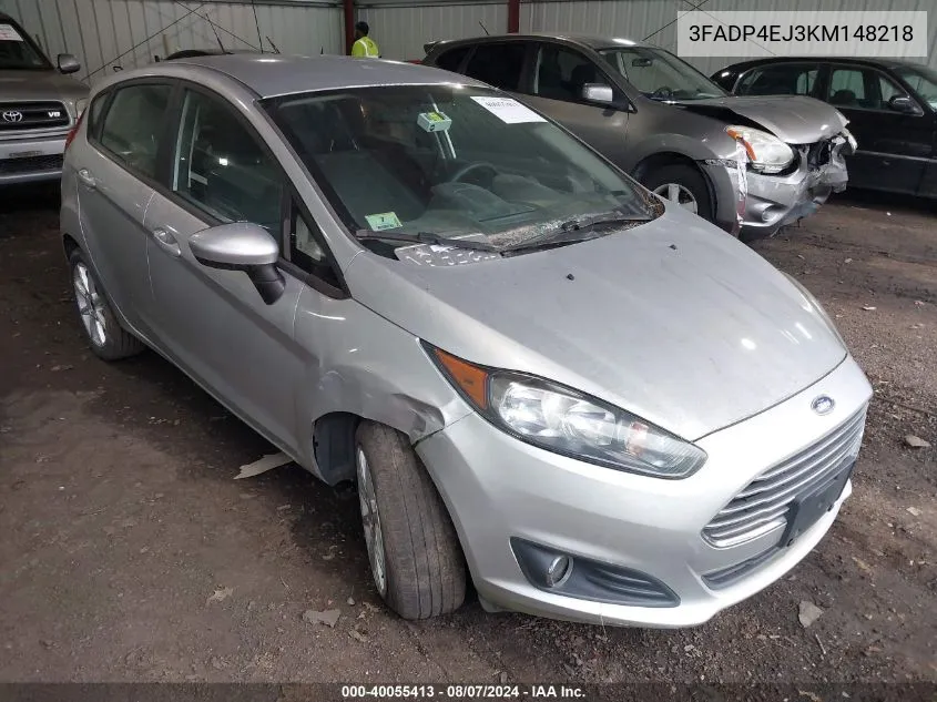 2019 Ford Fiesta Se VIN: 3FADP4EJ3KM148218 Lot: 40055413