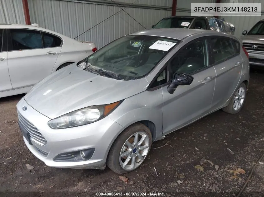 2019 Ford Fiesta Se VIN: 3FADP4EJ3KM148218 Lot: 40055413