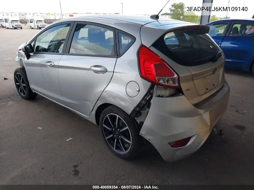 3FADP4EJ6KM109140 2019 Ford Fiesta Se