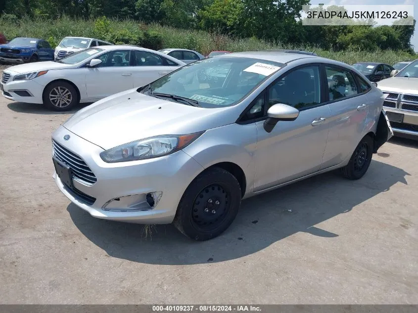 3FADP4AJ5KM126243 2019 Ford Fiesta S