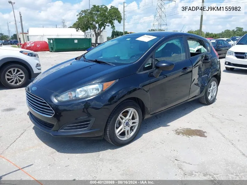 3FADP4EJ9KM155982 2019 Ford Fiesta Se