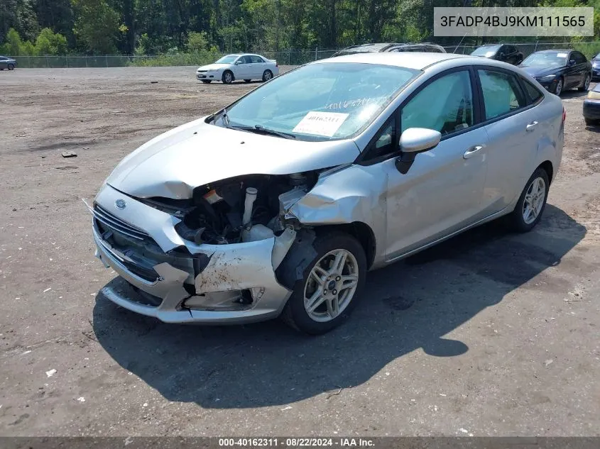 3FADP4BJ9KM111565 2019 Ford Fiesta Se