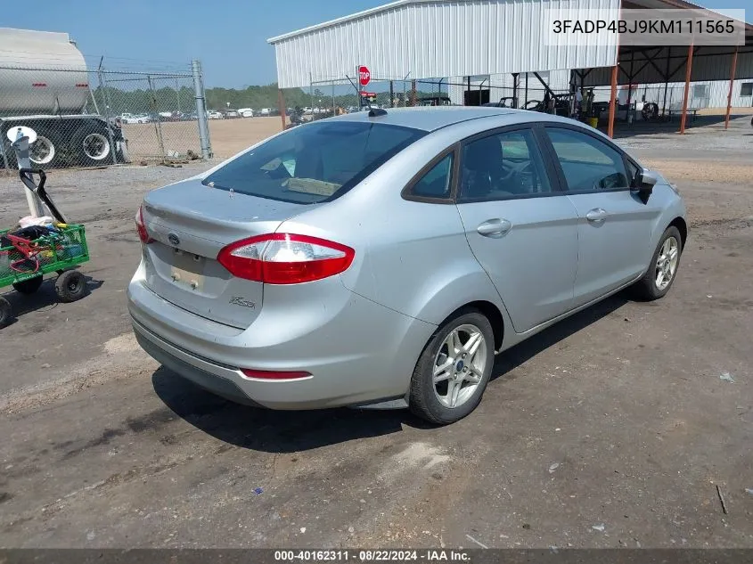 3FADP4BJ9KM111565 2019 Ford Fiesta Se