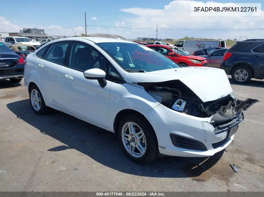 3FADP4BJ9KM122761 2019 Ford Fiesta Se