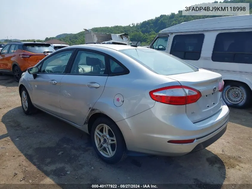 3FADP4BJ9KM118998 2019 Ford Fiesta Se