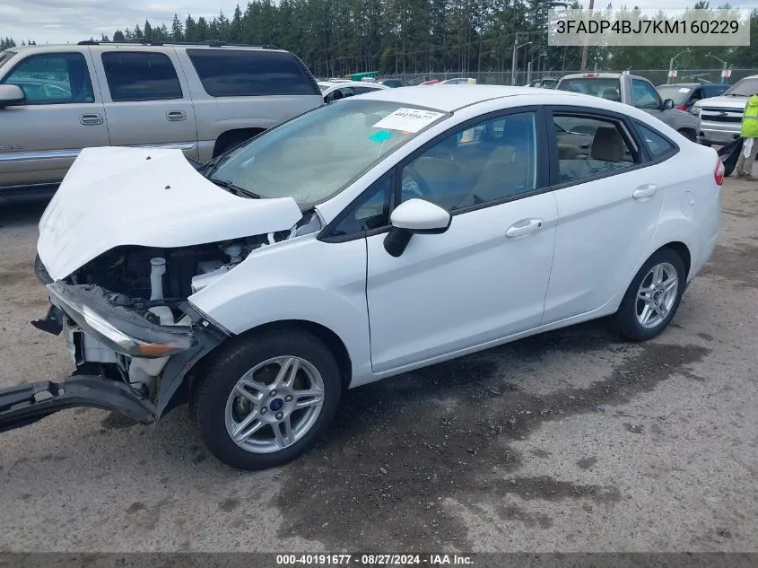 3FADP4BJ7KM160229 2019 Ford Fiesta Se