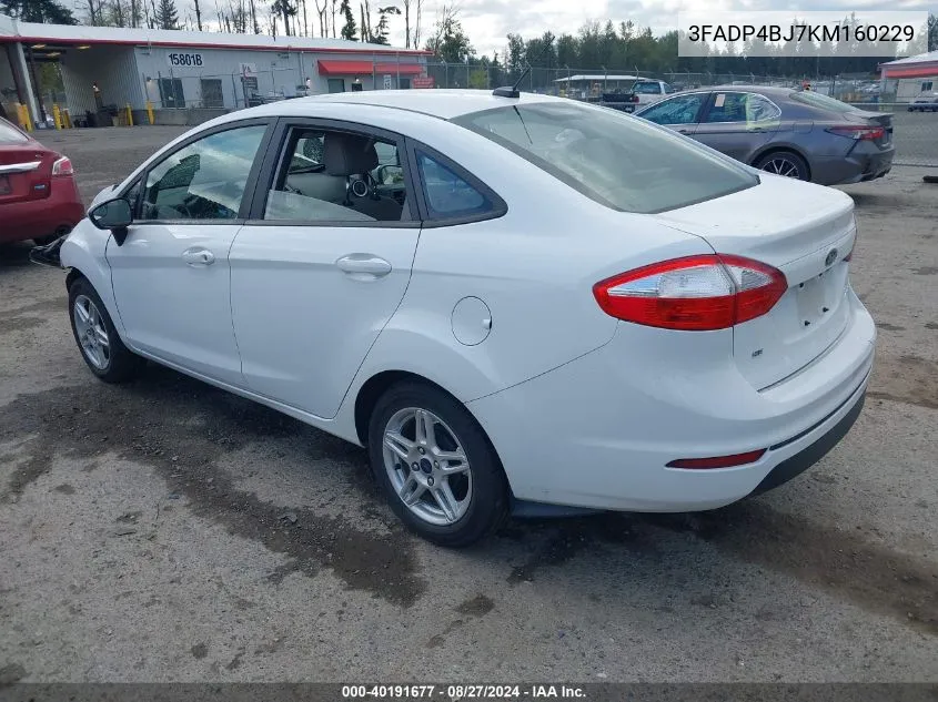 3FADP4BJ7KM160229 2019 Ford Fiesta Se