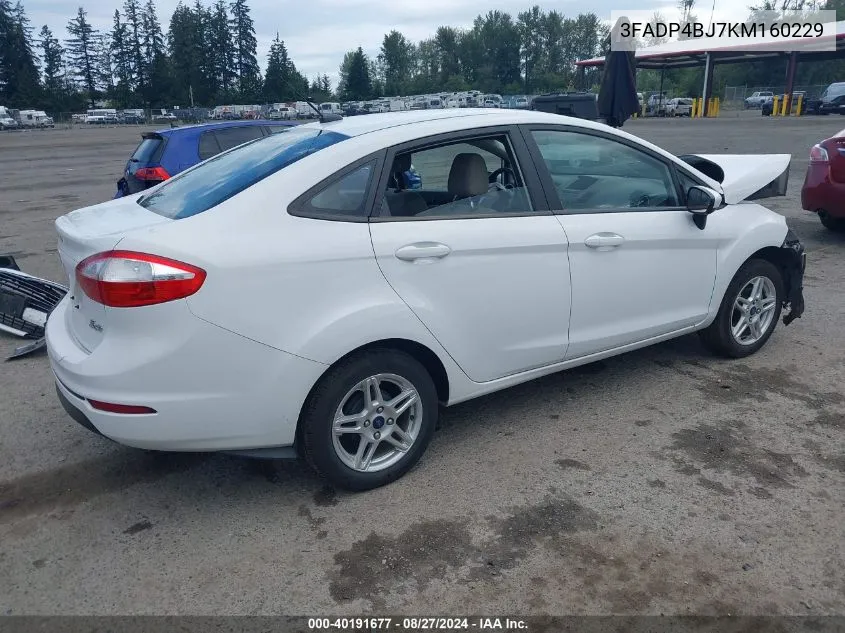 3FADP4BJ7KM160229 2019 Ford Fiesta Se