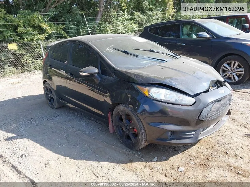 2019 Ford Fiesta St VIN: 3FADP4GX7KM162396 Lot: 40196302