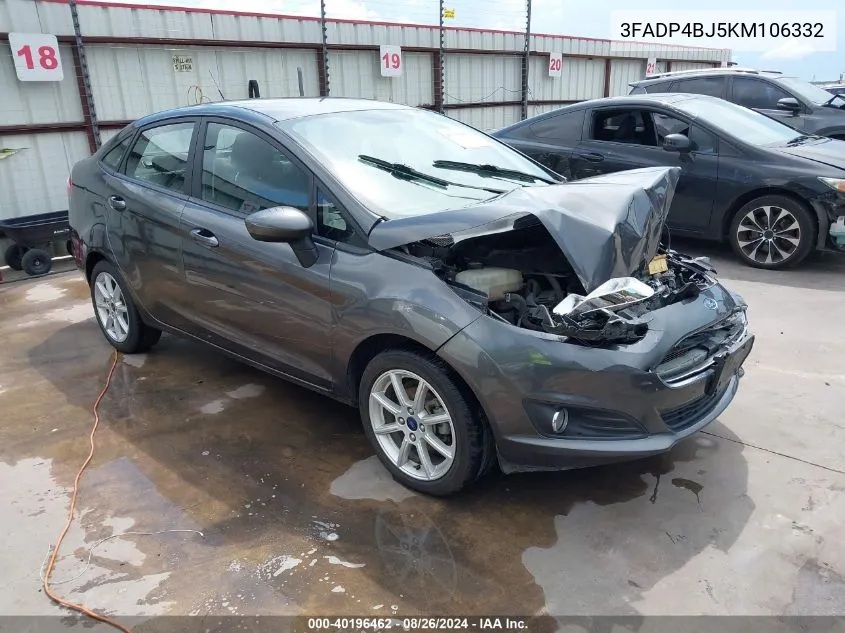 3FADP4BJ5KM106332 2019 Ford Fiesta Se