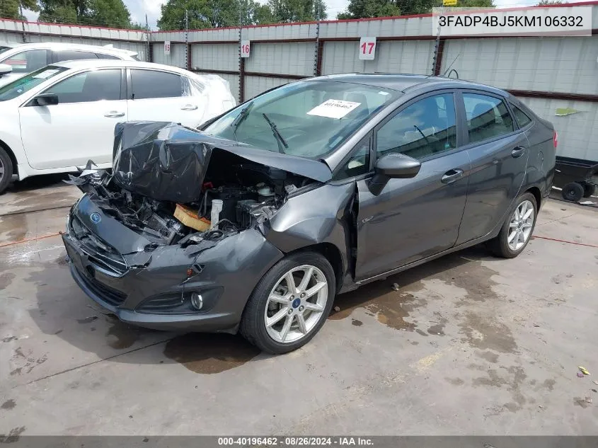 3FADP4BJ5KM106332 2019 Ford Fiesta Se