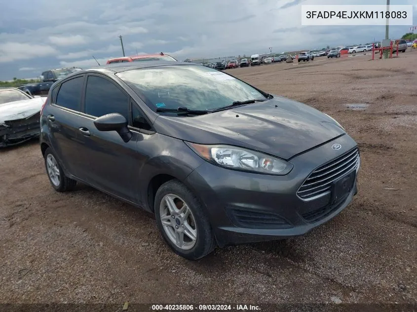 3FADP4EJXKM118083 2019 Ford Fiesta Se