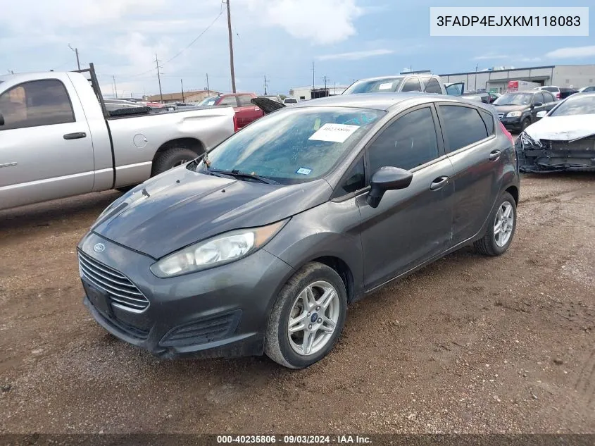 2019 Ford Fiesta Se VIN: 3FADP4EJXKM118083 Lot: 40235806