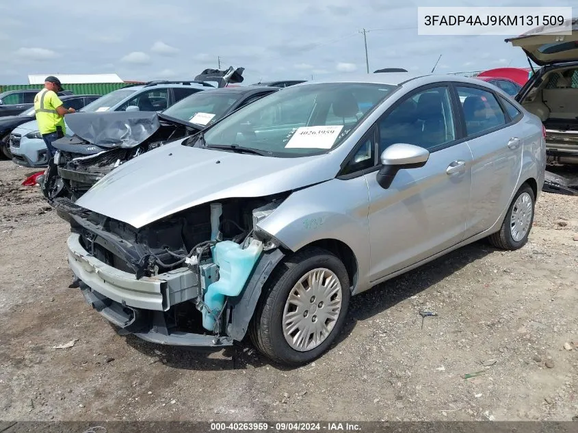 3FADP4AJ9KM131509 2019 Ford Fiesta S