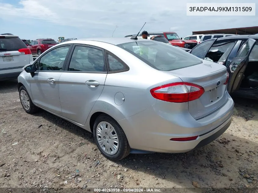 3FADP4AJ9KM131509 2019 Ford Fiesta S