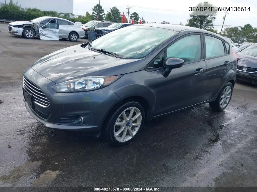 3FADP4EJ6KM136614 2019 Ford Fiesta Se