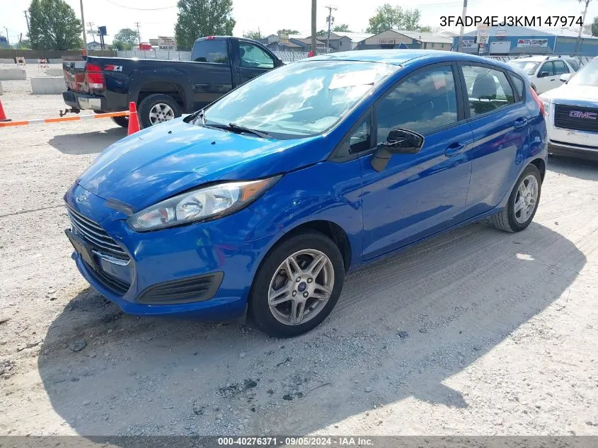 3FADP4EJ3KM147974 2019 Ford Fiesta Se