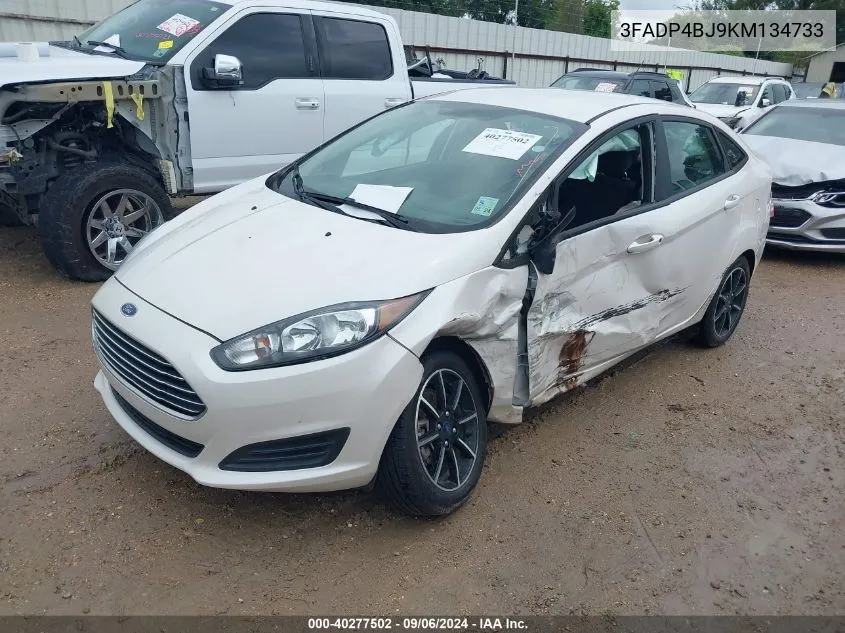 2019 Ford Fiesta Se VIN: 3FADP4BJ9KM134733 Lot: 40277502