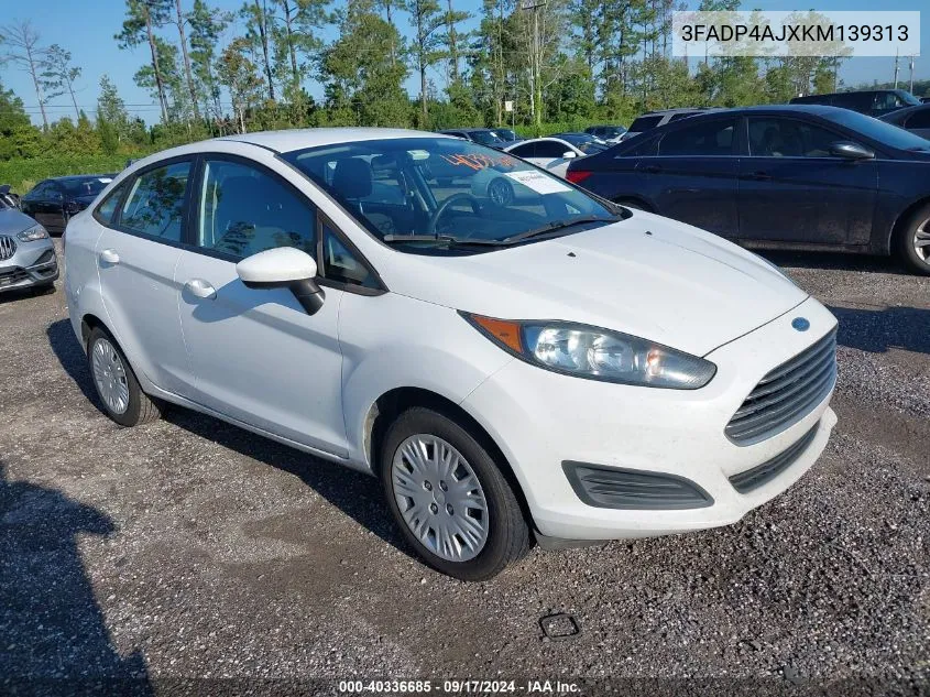 3FADP4AJXKM139313 2019 Ford Fiesta S