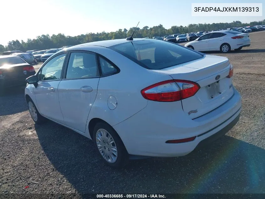 3FADP4AJXKM139313 2019 Ford Fiesta S