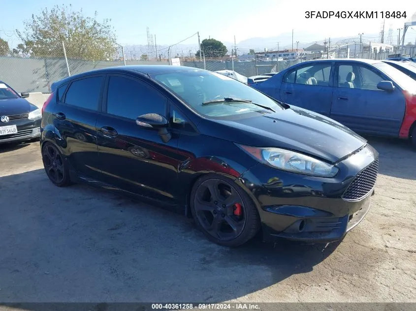 3FADP4GX4KM118484 2019 Ford Fiesta St