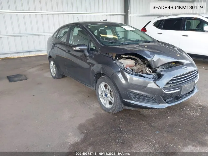 3FADP4BJ4KM130119 2019 Ford Fiesta Se